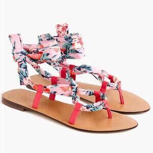 J. Crew Wrap-Around Sandals in Liberty Floral | Women's